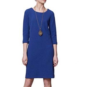 *NWT* Anthropologie Ganni Blue Shift Dress. Sz Lrg